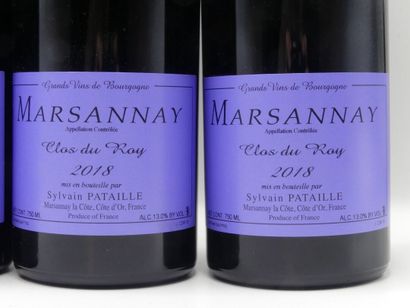 Réunion de 9 bouteilles Marsannay Clos du...