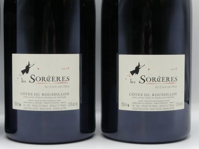 Réunion de 3 bouteilles Cotes du Roussillon...