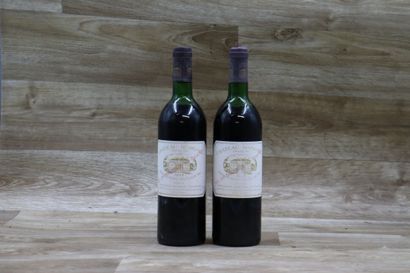 2 Bouteilles de MARGAUX 1977, CHATEAU MARGAUX,...