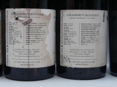 5 Bouteilles VOSNE ROMANEE 1C LES ROUGES...