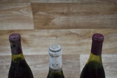 Lot de 3 Bouteille dont : 2 VOLNAY-SANTENOTS-DU-MILIEU...