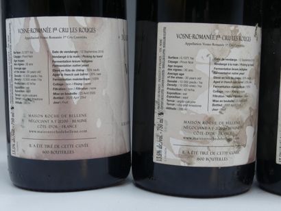 5 Bouteilles VOSNE ROMANEE 1C LES ROUGES...