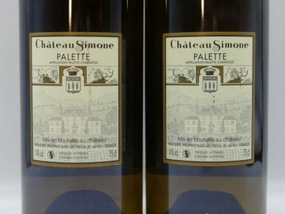 2 Bouteilles PALETTE BLC CH.SIMONE, BLANC...
