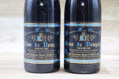 2 Bouteilles de CLOS DE VOUGEOT 1996, GRAND...