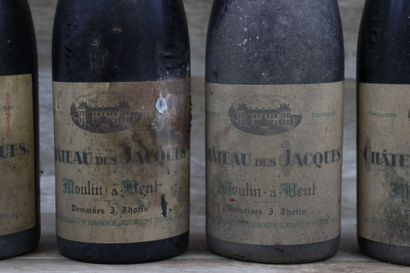 6 bouteilles de MOULIN A VENT, Château des...