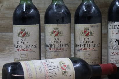 Lot de 16 Bouteilles de BORDEAUX dont : 12...