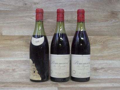 3 Bouteilles de POMMARD 1er CRU, LES PEZEROLLES,...