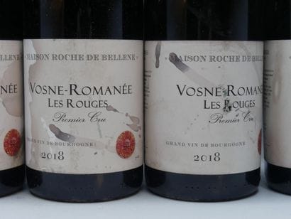5 Bouteilles VOSNE ROMANEE 1C LES ROUGES...