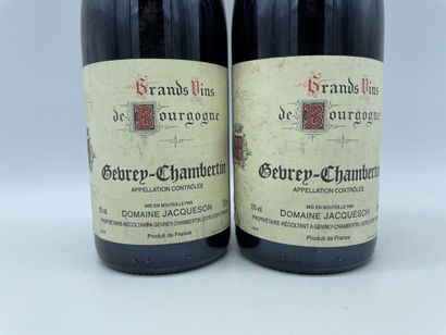 2 bouteilles JACQUESSON, Gevrey-Chambertin,...