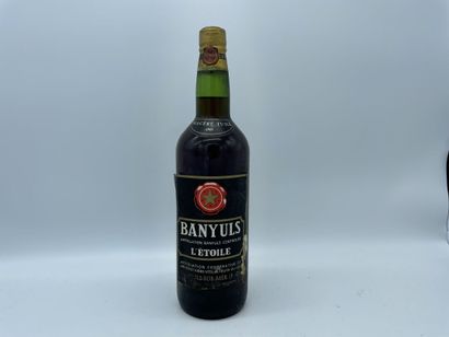 1 bouteille de Banyuls L'Etoile, 1965, 70°,...