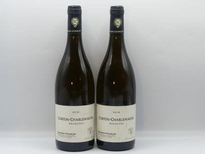 Réunion de 2 bouteilles Corton Charlemagne...