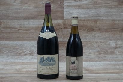 2 flacons de vin rouge Bourgogne Côte de...