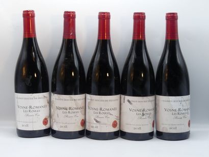 5 Bouteilles VOSNE ROMANEE 1C LES ROUGES...