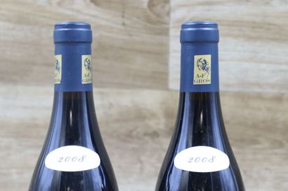 2 Bouteilles d'ECHEZEAUX 2008, GRAND CRU,...