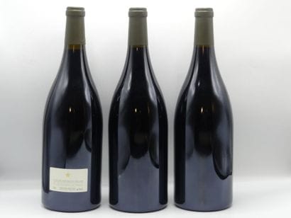 Réunion de 3 bouteilles Cotes du Roussillon...