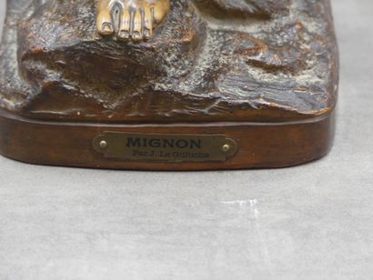 MIGNON par J. LE GULUCHE, Joueuse de luth,...