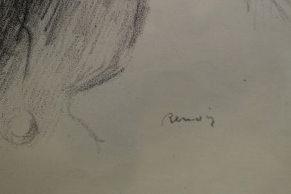 Pierre-Auguste RENOIR. Portait de Rodin,...