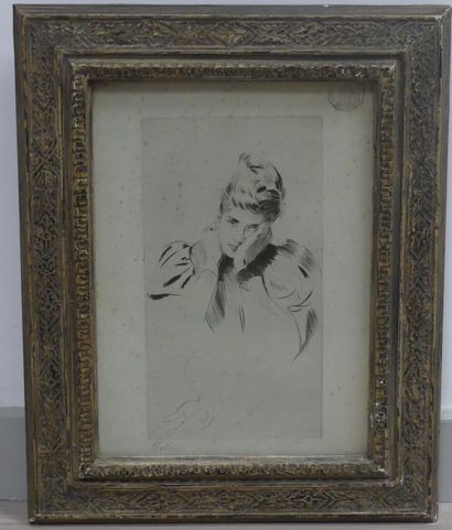 Paul César HELLEU (Vannes 1859 - Paris 1927)...