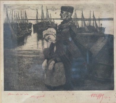 Auguste OLEFFE (1867-1931) Nieuport 1904,...