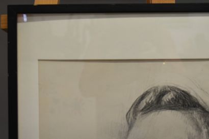 Pierre-Auguste RENOIR. Portait de Rodin,...