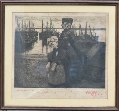 Auguste OLEFFE (1867-1931) Nieuport 1904,...