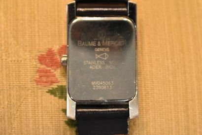 BAUME & MERCIER. Men's stainless steel watch,...