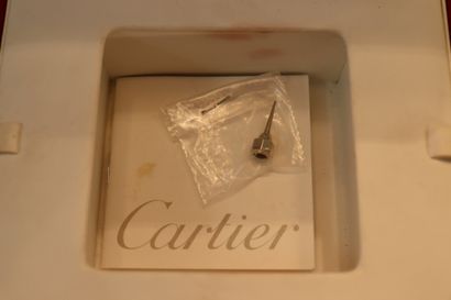 CARTIER. Santos 100 model, steel and 750...