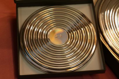 CHRISTOFLE. Vibration model. A silver plated...