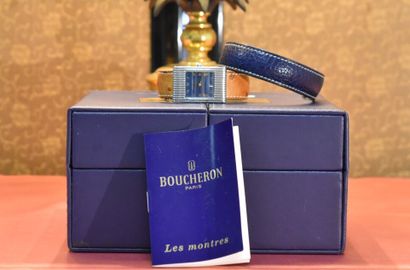BOUCHERON. Ladies' watch in steel, quartz...