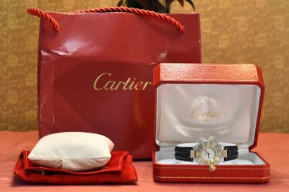 CARTIER. Must 21 model. Men's quartz watch,...