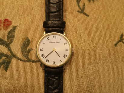 AUDEMARS PIGUET. Ladies' watch with 750 gold...