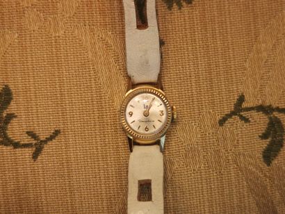 LIP. Lady's watch with gold case, eagle head...