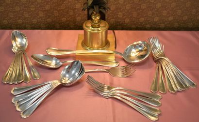 CHRISTOFLE. Spatours model. Silver plated...