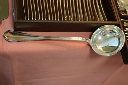 CHRISTOFLE. Spatours model. Service in silver...