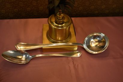 CHRISTOFLE. Spatours model. Silver plated...