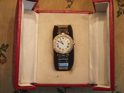 Cartier. Santos model. Watch in steel (14.90gr),...