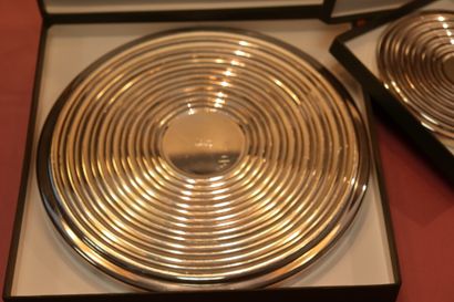 CHRISTOFLE. Vibration model. A silver plated...