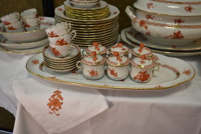Herend Hvngary. Hand-painted porcelain service...