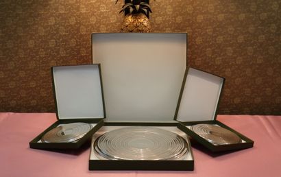 CHRISTOFLE. Vibration model. A silver plated...