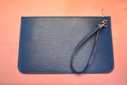 LOUIS VUITTON. Accessory pouch in petrol...