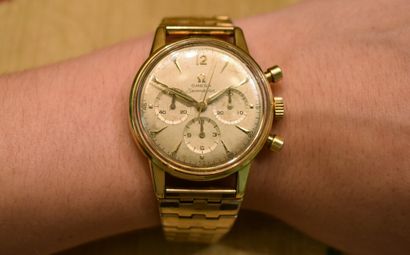OMEGA Seamaster model in yellow gold with...