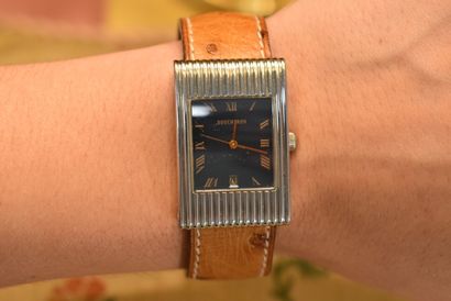 BOUCHERON. Ladies' watch in steel, quartz...