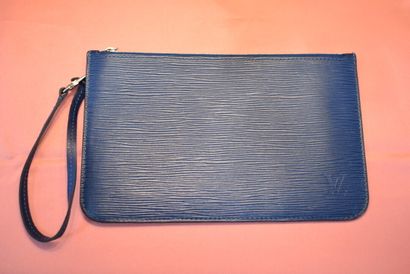 LOUIS VUITTON. Accessory pouch in petrol...