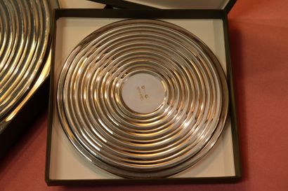 CHRISTOFLE. Vibration model. A silver plated...