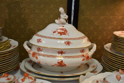 Herend Hvngary. Hand-painted porcelain service...