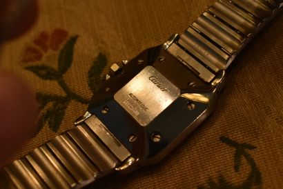 CARTIER. Santos model. Automatic men's watch...