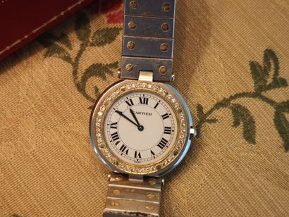 Cartier. Santos model. Watch in steel (14.90gr),...