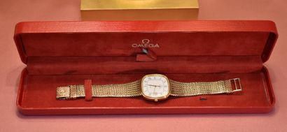OMEGA. Deville model. Gold plated men's watch,...