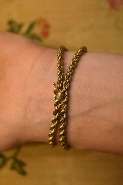 OMEGA. Ladies' watch with 750 gold case and...