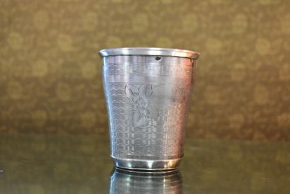 A minerva silver tumbler with friezes and...